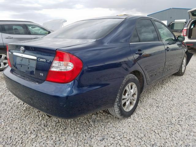 4T1BF32K14U076828 - 2004 TOYOTA CAMRY LE  photo 4