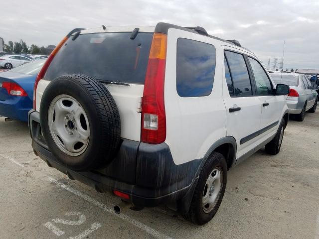 JHLRD68474C017519 - 2004 HONDA CR-V LX  photo 4