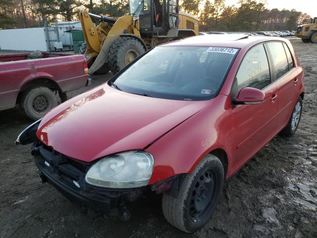 WVWDR71K77W252416 - 2007 VOLKSWAGEN RABBIT RED photo 2