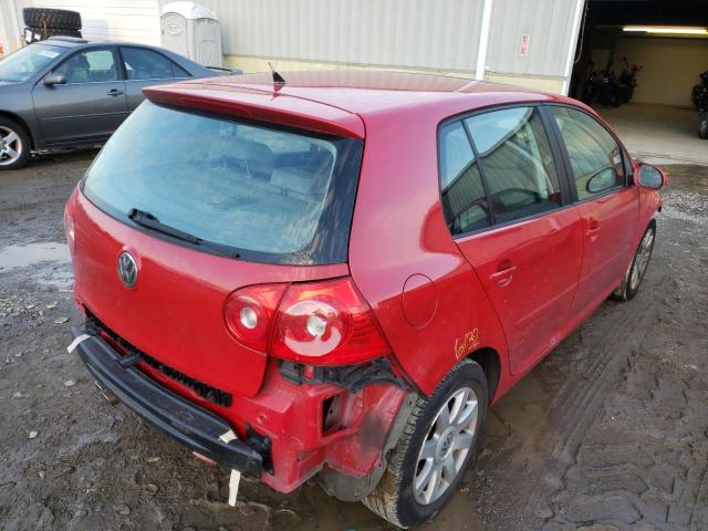 WVWDR71K77W252416 - 2007 VOLKSWAGEN RABBIT RED photo 4