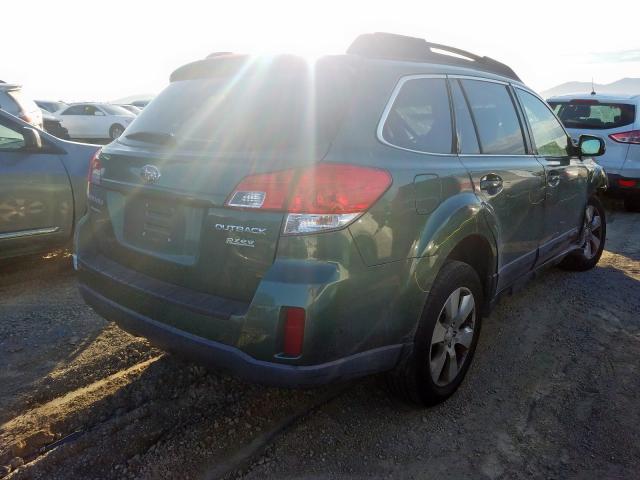 4S4BRBGC7B3441258 - 2011 SUBARU OUTBACK 2.5I PREMIUM  photo 4