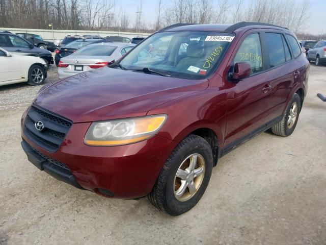 5NMSG13D38H154903 - 2008 HYUNDAI SANTA FE GLS  photo 2