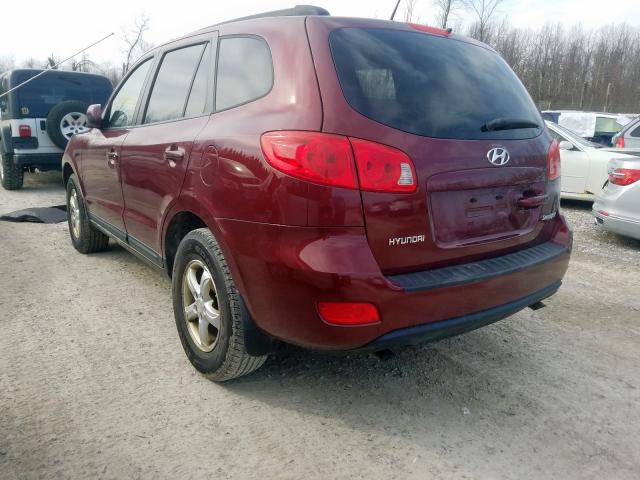 5NMSG13D38H154903 - 2008 HYUNDAI SANTA FE GLS  photo 3