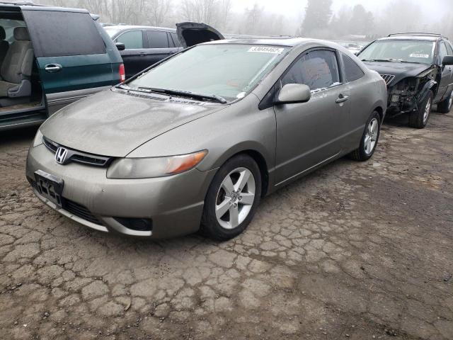 2HGFG11828H546274 - 2008 HONDA CIVIC EX GRAY photo 2