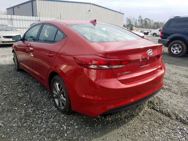 5NPD84LF7JH319353 - 2018 HYUNDAI ELANTRA SEL  photo 3