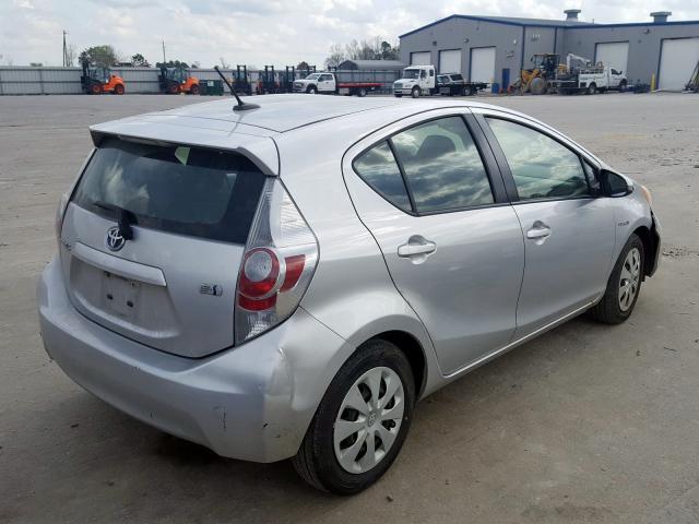 JTDKDTB34C1000247 - 2012 TOYOTA PRIUS C  photo 4