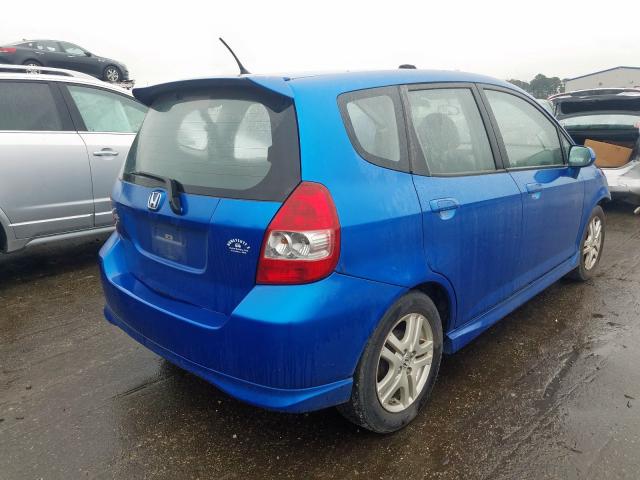 JHMGD38628S024117 - 2008 HONDA FIT SPORT  photo 4