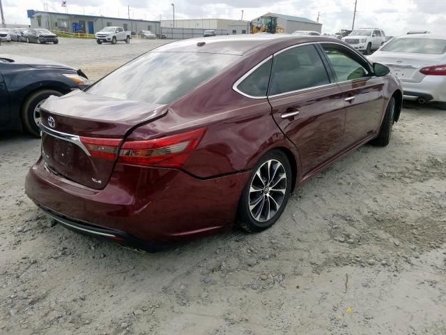 4T1BK1EB9GU210890 - 2016 TOYOTA AVALON XLE  photo 4