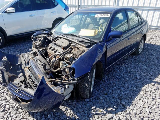 2HGES16601H943716 - 2001 HONDA CIVIC LX  photo 2