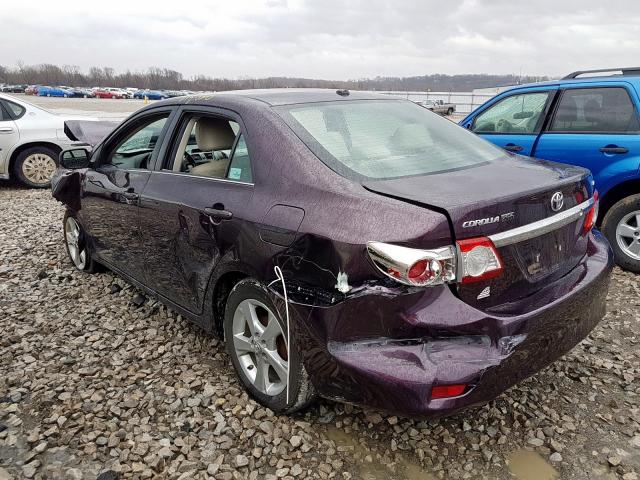 2T1BU4EE0DC071655 - 2013 TOYOTA COROLLA BASE  foto 3