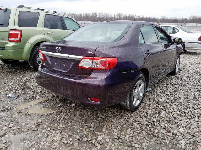 2T1BU4EE0DC071655 - 2013 TOYOTA COROLLA BASE  foto 4