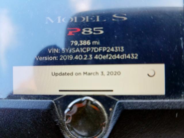 5YJSA1CP7DFP24313 - 2013 TESLA MODEL S  լուսանկար 8