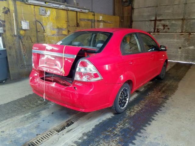 KL1TD56607B158208 - 2007 CHEVROLET AVEO BASE  photo 4
