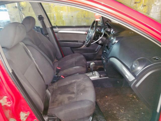 KL1TD56607B158208 - 2007 CHEVROLET AVEO BASE  photo 5