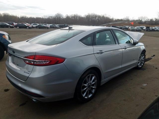 3FA6P0LU1HR386899 - 2017 FORD FUSION SE HYBRID  photo 4