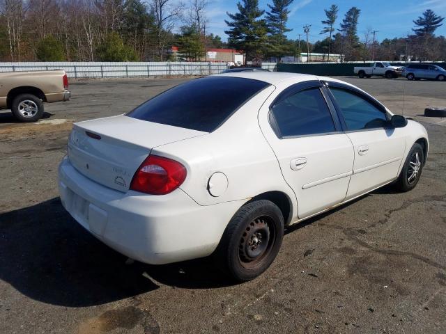 1B3ES26C84D585052 - 2004 DODGE NEON BASE  photo 4