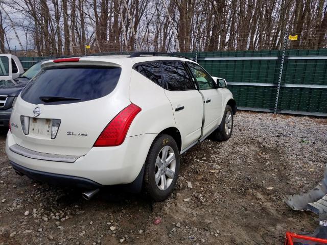 JN8AZ08W67W615361 - 2007 NISSAN MURANO SL  photo 4