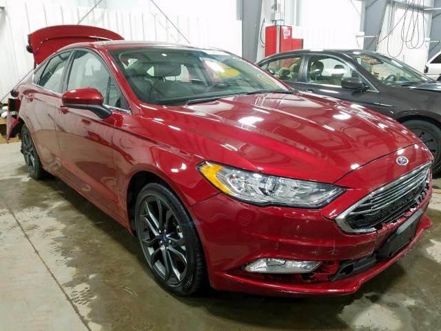 3FA6P0H97JR158691 - 2018 FORD FUSION SE  photo 1