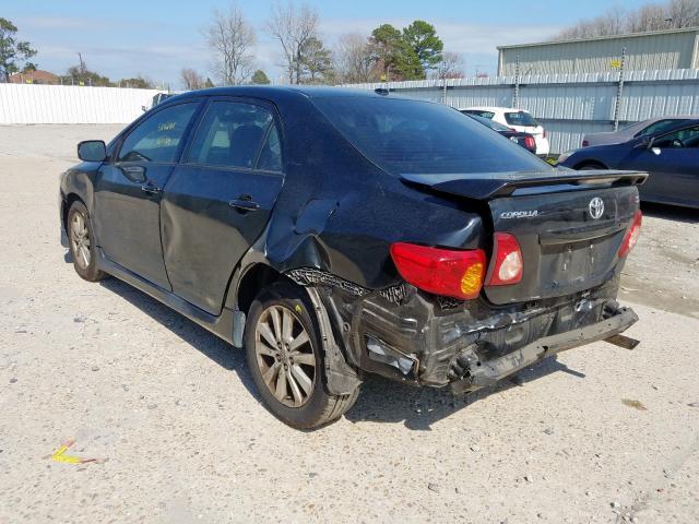 1NXBU4EEXAZ332333 - 2010 TOYOTA COROLLA BASE  photo 3