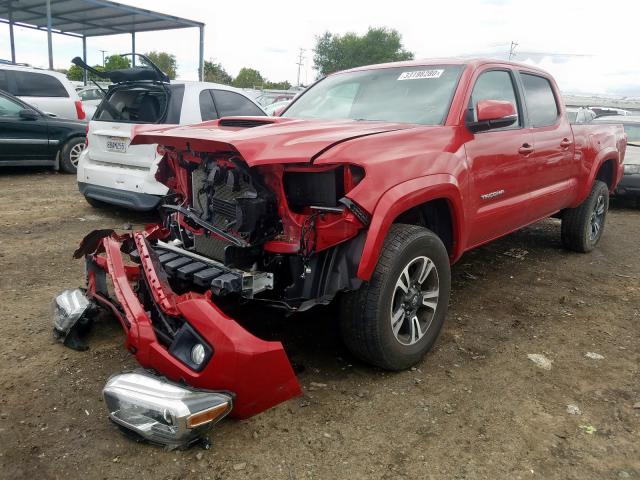 3TMBZ5DN0HM008254 - 2017 TOYOTA TACOMA DOUBLE CAB  photo 2