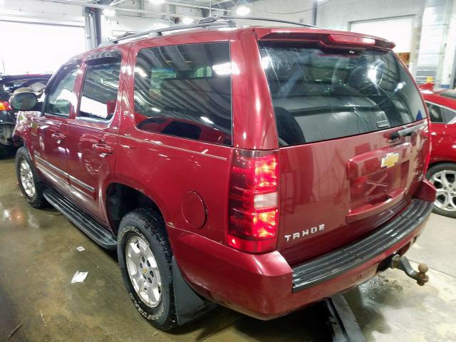 1GNUKBE05AR258857 - 2010 CHEVROLET TAHOE K1500 LT  photo 3