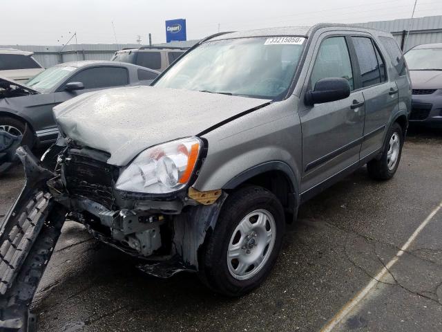 JHLRD68566C025137 - 2006 HONDA CR-V LX  photo 2