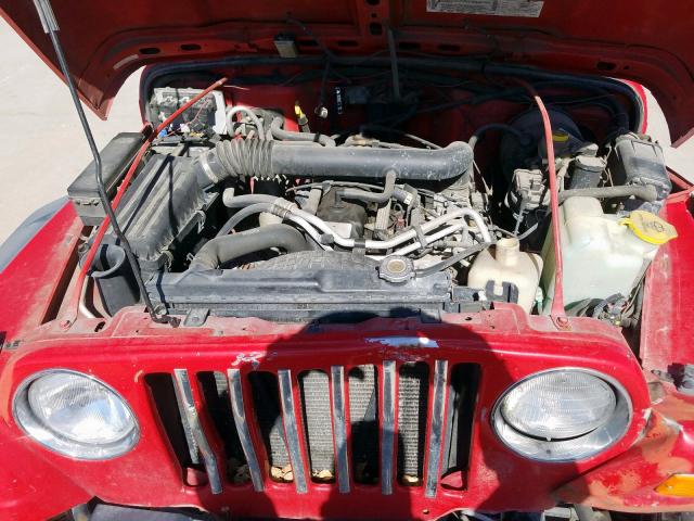 1J4FA39S92P726490 - 2002 JEEP WRANGLER / TJ X  photo 7