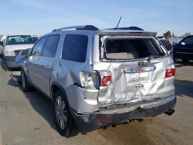 1GKLVNED6AJ157703 - 2010 GMC ACADIA SLT-2  photo 3