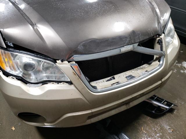 4S4BP60C787324787 - 2008 SUBARU OUTBACK BROWN photo 9