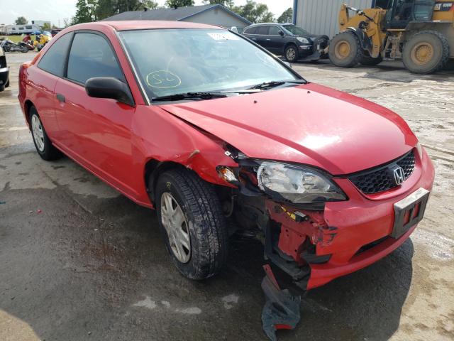 1HGEM22184L066426 - 2004 HONDA CIVIC DX VP RED photo 9