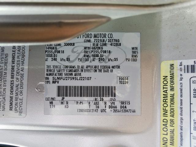 5LMFU27595LJ22107 - 2005 LINCOLN NAVIGATOR  照片 10