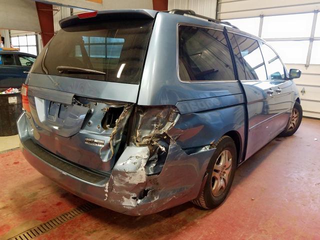 5FNRL387X6B108329 - 2006 HONDA ODYSSEY EXL  photo 4