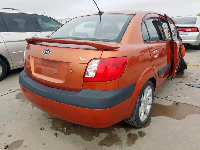 KNADE223796516479 - 2009 KIA RIO BASE  photo 4