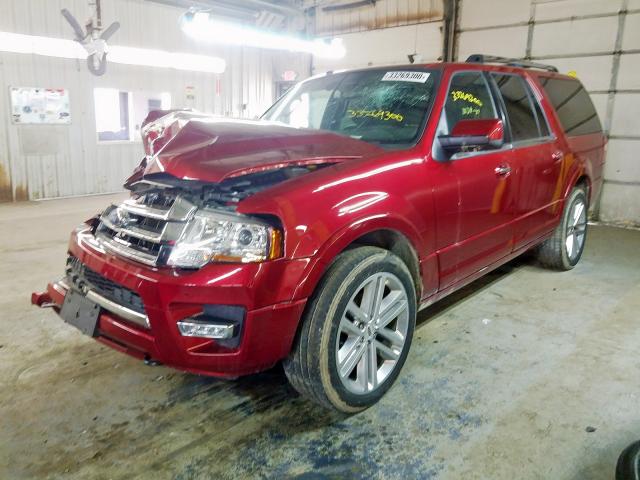 1FMJK2AT5HEA77301 - 2017 FORD EXPEDITION EL LIMITED  photo 2