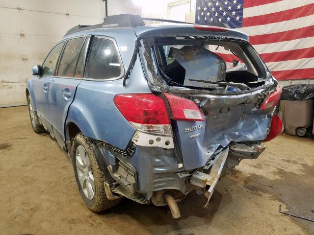 4S4BRCGC2C3270619 - 2012 SUBARU OUTBACK 2.5I PREMIUM  photo 3