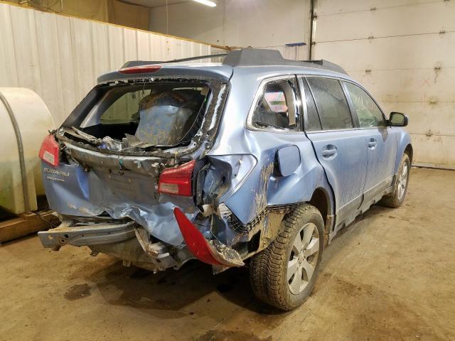 4S4BRCGC2C3270619 - 2012 SUBARU OUTBACK 2.5I PREMIUM  photo 4