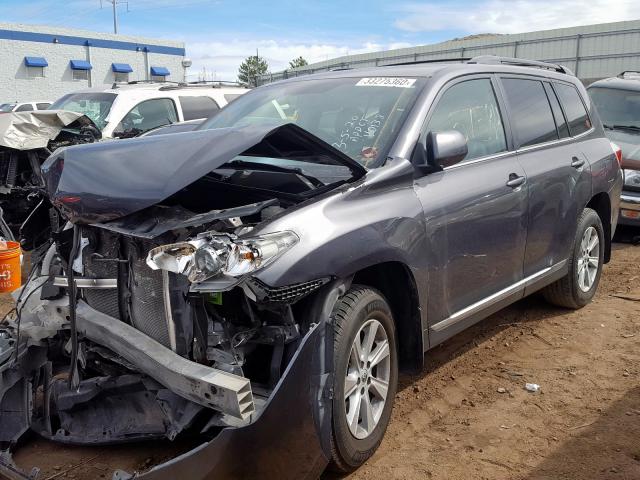 5TDBK3EH9DS217987 - 2013 TOYOTA HIGHLANDER BASE  photo 2