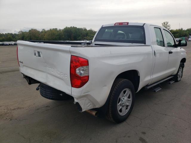 5TFUM5F17HX072965 - 2017 TOYOTA TUNDRA DOUBLE CAB SR/SR5 WHITE photo 4