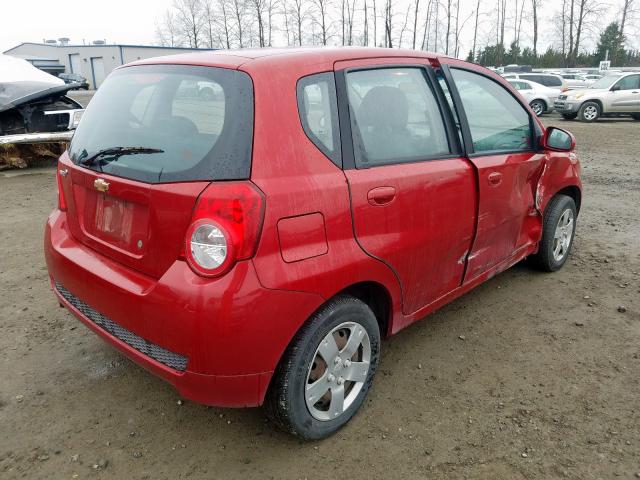 KL1TD6DE3BB185542 - 2011 CHEVROLET AVEO LS  ფოტო 4