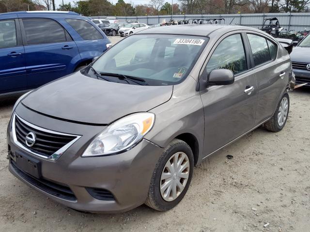 3N1CN7AP7DL889507 - 2013 NISSAN VERSA S  photo 2