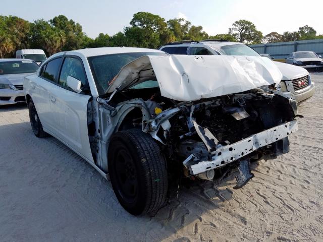 2C3CDXAT8EH367545 - 2014 DODGE CHARGER POLICE  photo 1