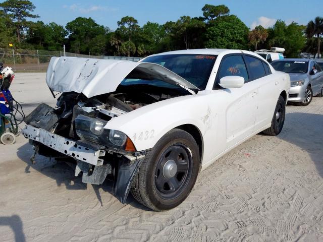 2C3CDXAT8EH367545 - 2014 DODGE CHARGER POLICE  photo 2