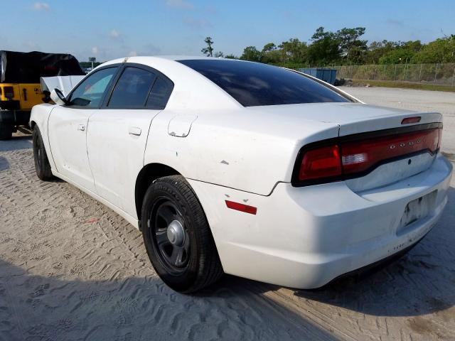 2C3CDXAT8EH367545 - 2014 DODGE CHARGER POLICE  photo 3