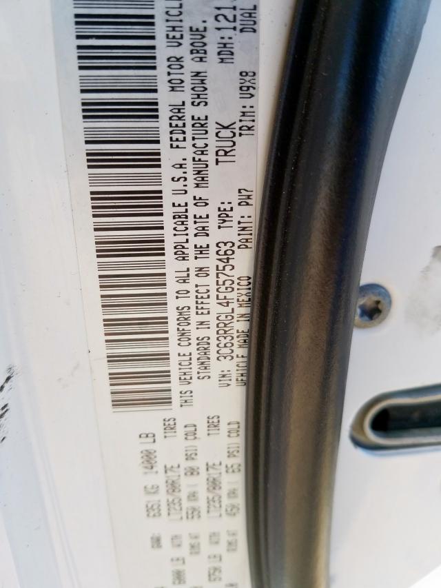 3C63RRGL4FG575463 - 2015 RAM 3500 ST  photo 10