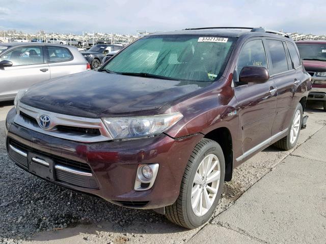 JTEDC3EH1C2004166 - 2012 TOYOTA HIGHLANDER HYBRID LIMITED  photo 2