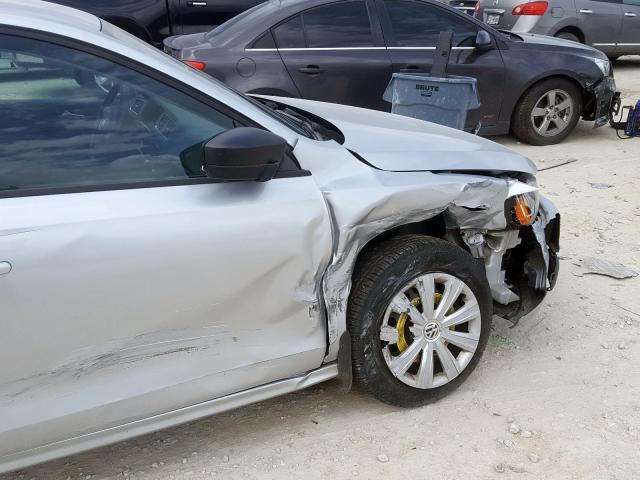 3VW2K7AJ1DM398547 - 2013 VOLKSWAGEN JETTA BASE  լուսանկար 9