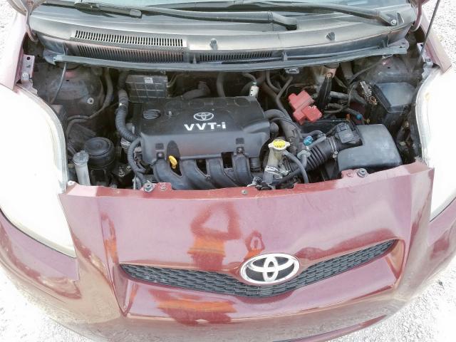 JTDJT4K39A5318214 - 2010 TOYOTA YARIS  photo 7