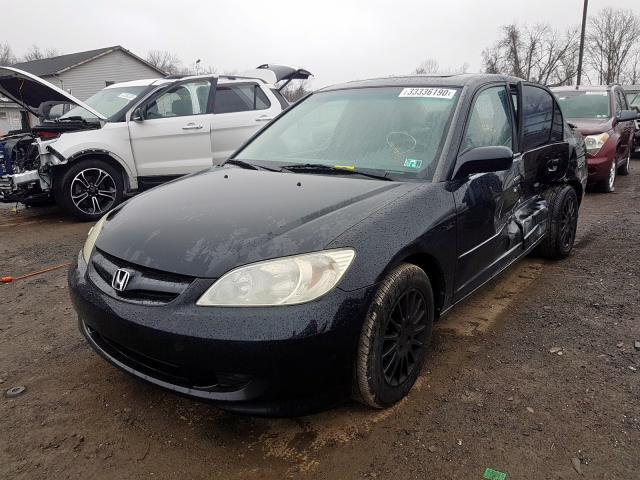 2HGES26775H630411 - 2005 HONDA CIVIC EX  photo 2