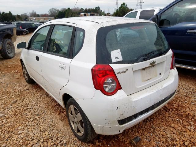 KL1TD66E79B673027 - 2009 CHEVROLET AVEO LS  ფოტო 3