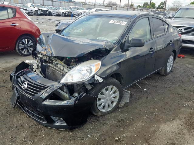 3N1CN7AP3EL855310 - 2014 NISSAN VERSA S  photo 2